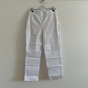 Straight leg cropped stretch pants